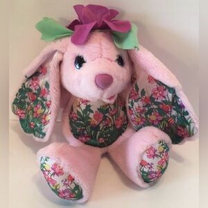 VTG Mattel Peppermint Rose Lollipop Posy Plush Bunny